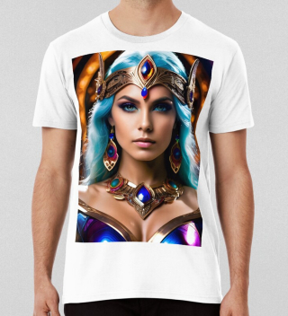 Amazing Superhero Galaxy Goddess T-shirt