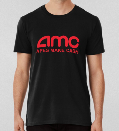 Amc Apes Make Cash Parody Stocks Investor T-shirt